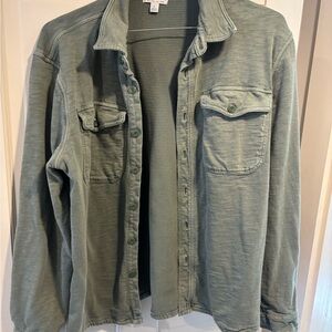 J. Crew Olive Green Shirt Jacket